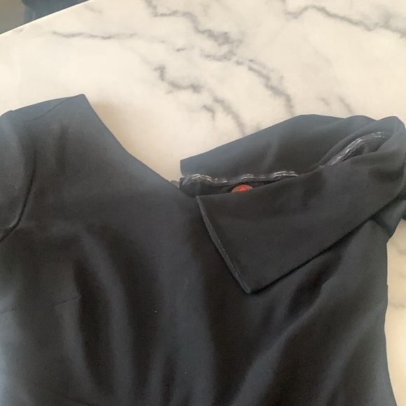 Nicole Miller Structured One Shoulder Dress US 0 MINI - Picture 8 of 11